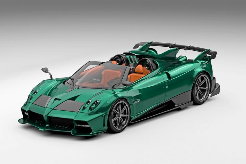 Pagani Imola Roadster chính là bản nâng cấp mạnh mẽ nhất từ chiếc Huayra Roadster BC. Pagani Imola Roadster chính là bản nâng cấp mạnh mẽ nhất từ chiếc Huayra Roadster BC.