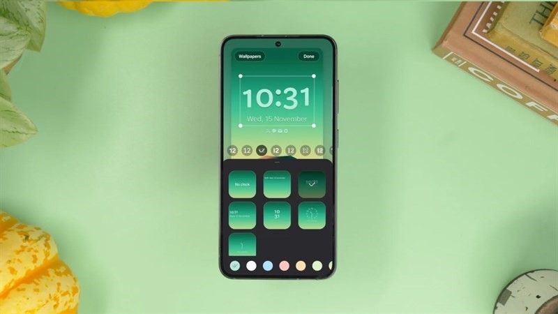 Hướng dẫn chỉnh vị trí đồng hồ trên màn hình khóa One UI 6 Hướng dẫn chỉnh vị trí đồng hồ trên màn hình khóa One UI 6