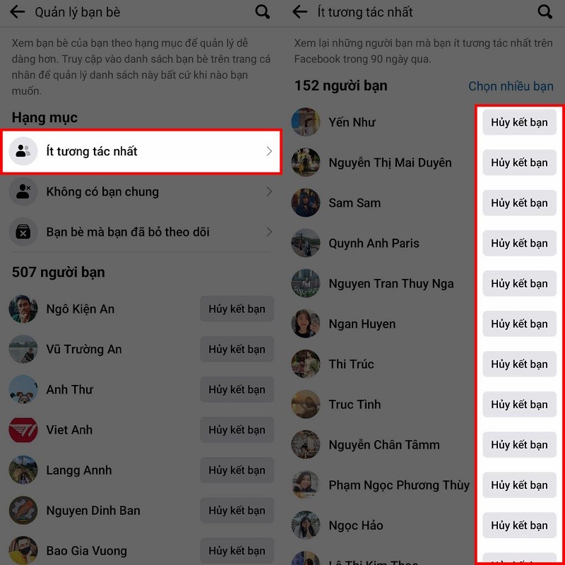 Hướng dẫn cách lọc bạn bè ít tương tác Facebook đơn giản, nhanh chóng Hướng dẫn cách lọc bạn bè ít tương tác Facebook đơn giản, nhanh chóng