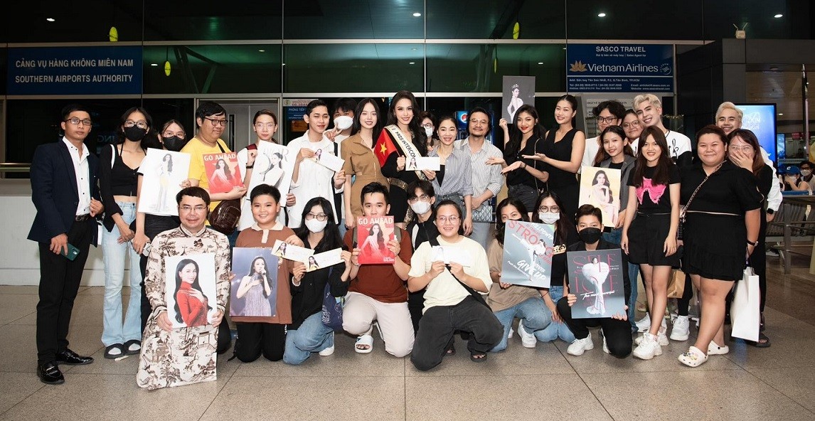 Á hậu Lê Nguyễn Ngọc Hằng lên đường dự thi Hoa hậu Liên lục địa 2023