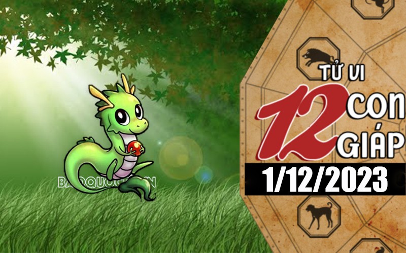 Tử vi hôm nay, xem tử vi 12 con giáp hôm nay ngày 1/12/2023: Tuổi Thìn thu nhập duy trì ổn định