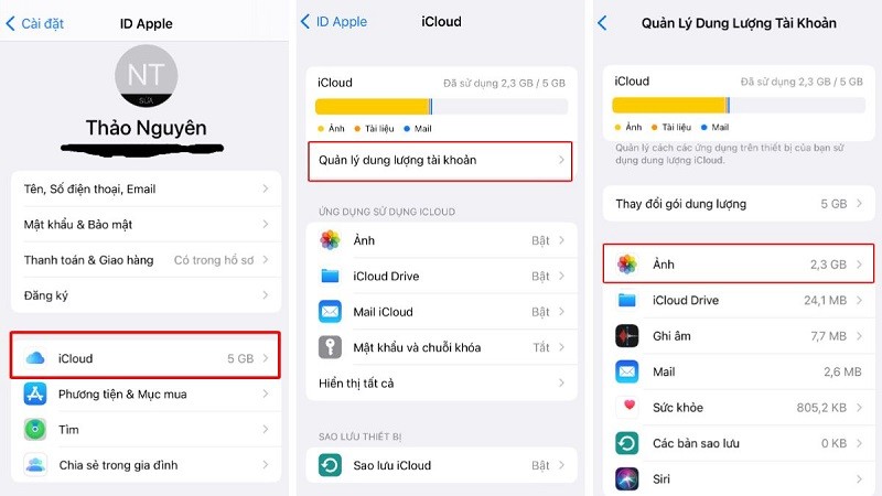 Cách xóa và khôi phục ảnh trên iCloud đơn giản, hiệu quả Cách xóa và khôi phục ảnh trên iCloud đơn giản, hiệu quả