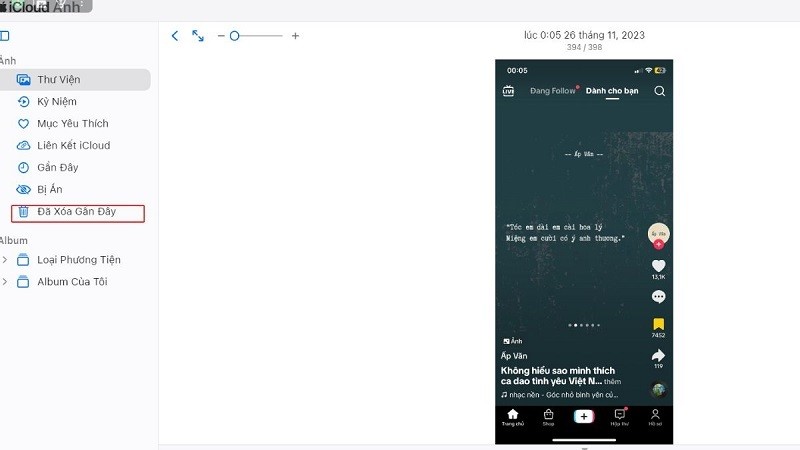 Cách xóa và khôi phục ảnh trên iCloud đơn giản, hiệu quả Cách xóa và khôi phục ảnh trên iCloud đơn giản, hiệu quả