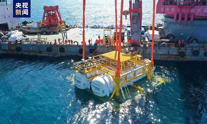 Bộ lưu trữ dữ liệu được đặt xuống độ sâu 35 mét dưới mực nước biển.