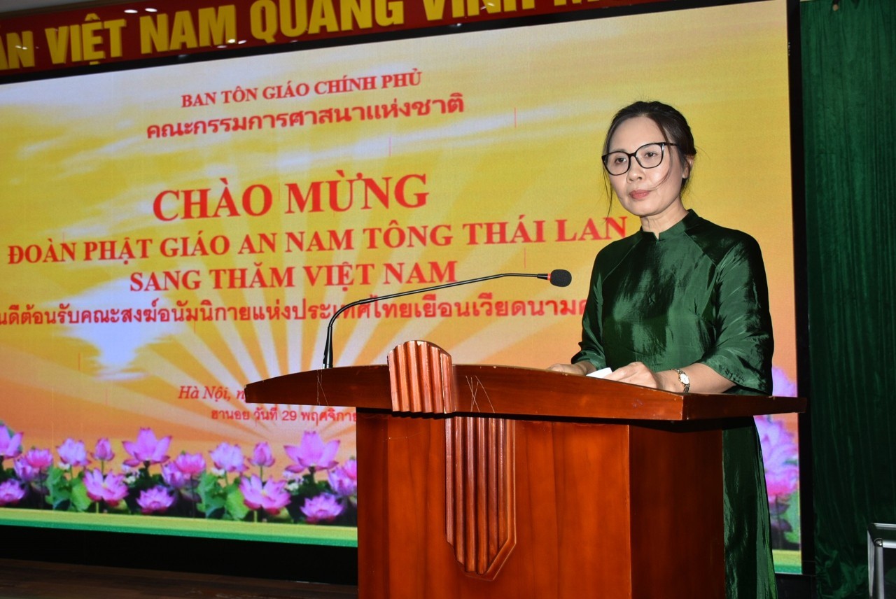 Ban Tôn giáo Chính phủ tiếp đoàn đại biểu Phật giáo và kiều bào Thái Lan