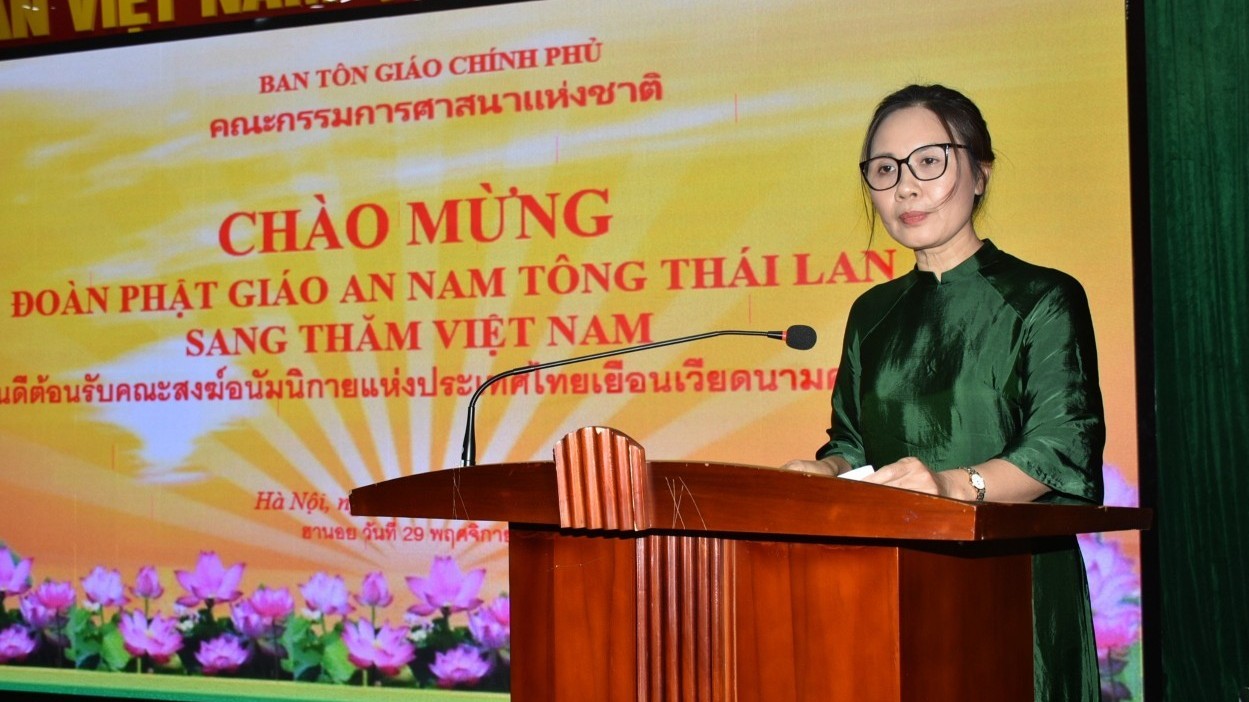 Ban Tôn giáo Chính phủ tiếp đoàn đại biểu Phật giáo và kiều bào Thái Lan