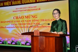 Ban Tôn giáo Chính phủ tiếp đoàn đại biểu Phật giáo và kiều bào Thái Lan