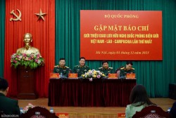 Lần đầu tổ chức Giao lưu hữu nghị quốc phòng biên giới Việt Nam-Lào-Campuchia