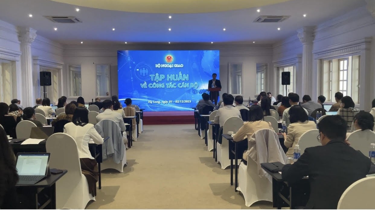 Bộ Ngoại giao tập huấn về công tác cán bộ