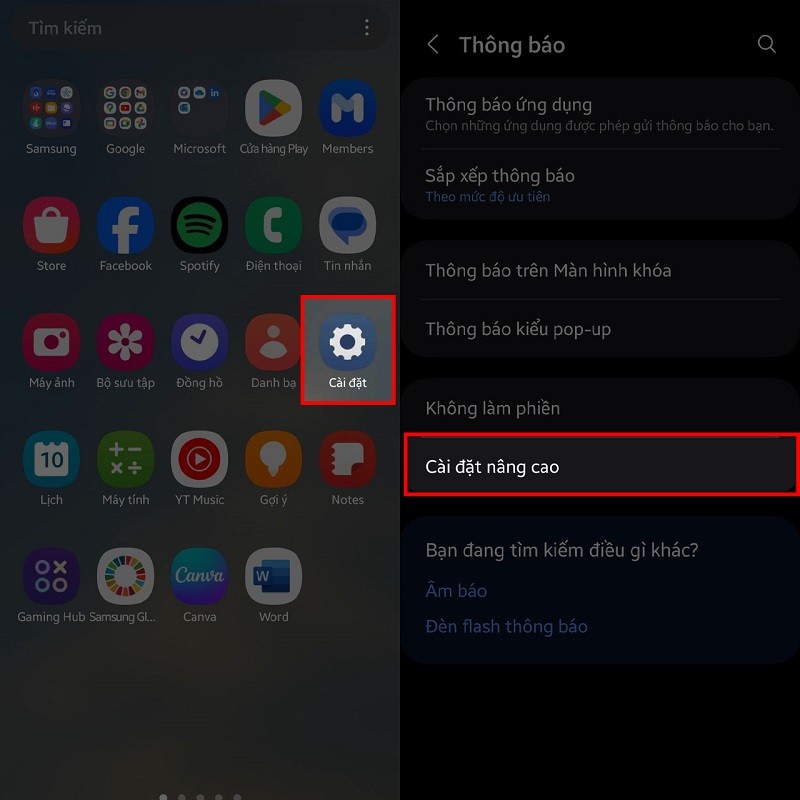 Hướng dẫn cách bật lặp lại thông báo trên điện thoại Samsung Hướng dẫn cách bật lặp lại thông báo trên điện thoại Samsung