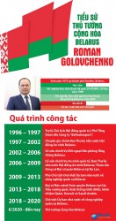 Tiểu sử Thủ tướng Cộng hòa Belarus Roman Golovchenko