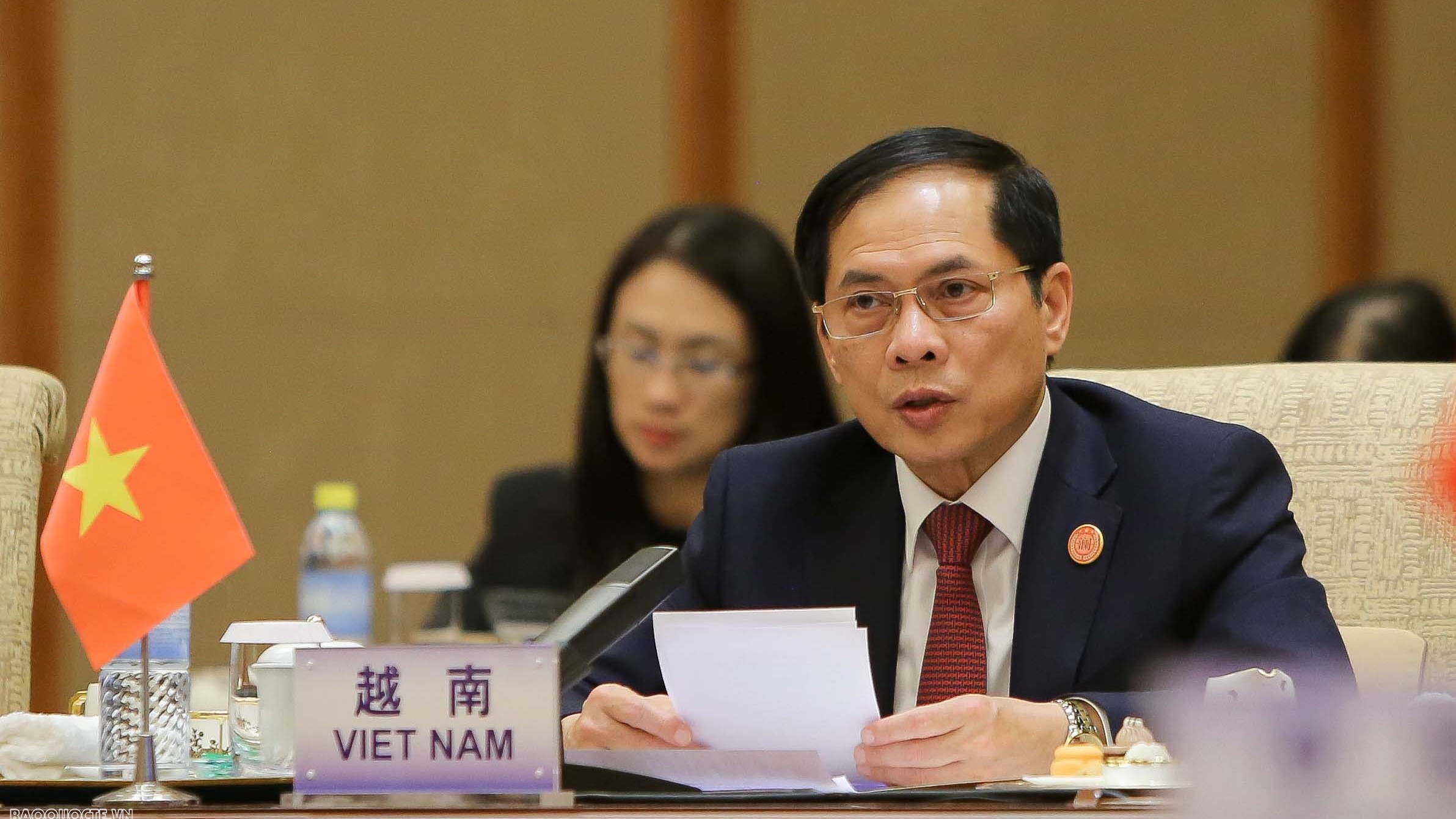 Bộ trưởng Ngoại giao Bùi Thanh Sơn đề xuất 4 nhóm ưu tiên hợp tác Mekong-Lan Thương thời gian tới