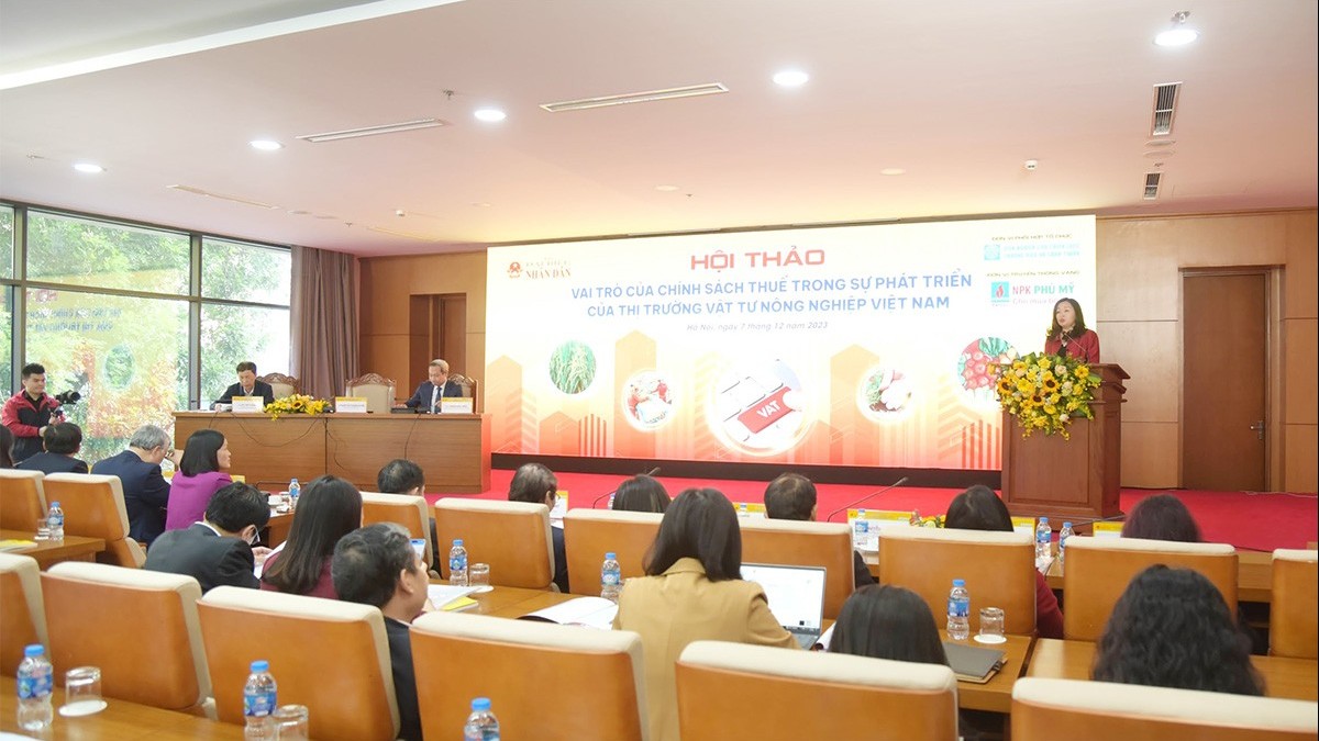 Đề xuất đưa phân bón và vật tư nông nghiệp vào diện chịu thuế GTGT