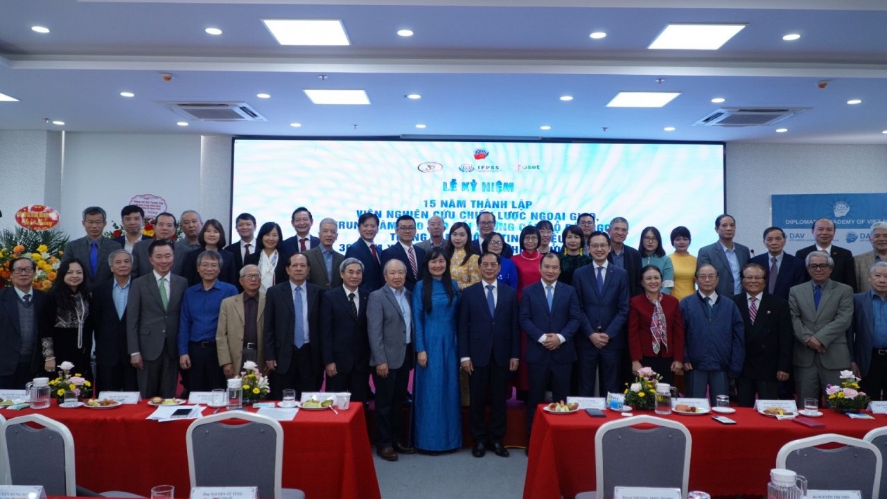 Lễ kỷ niệm 15 năm ngày thành lập ba đơn vị của Học viện Ngoại giao và 30 năm xuất bản tạp chí Nghiên cứu Quốc tế