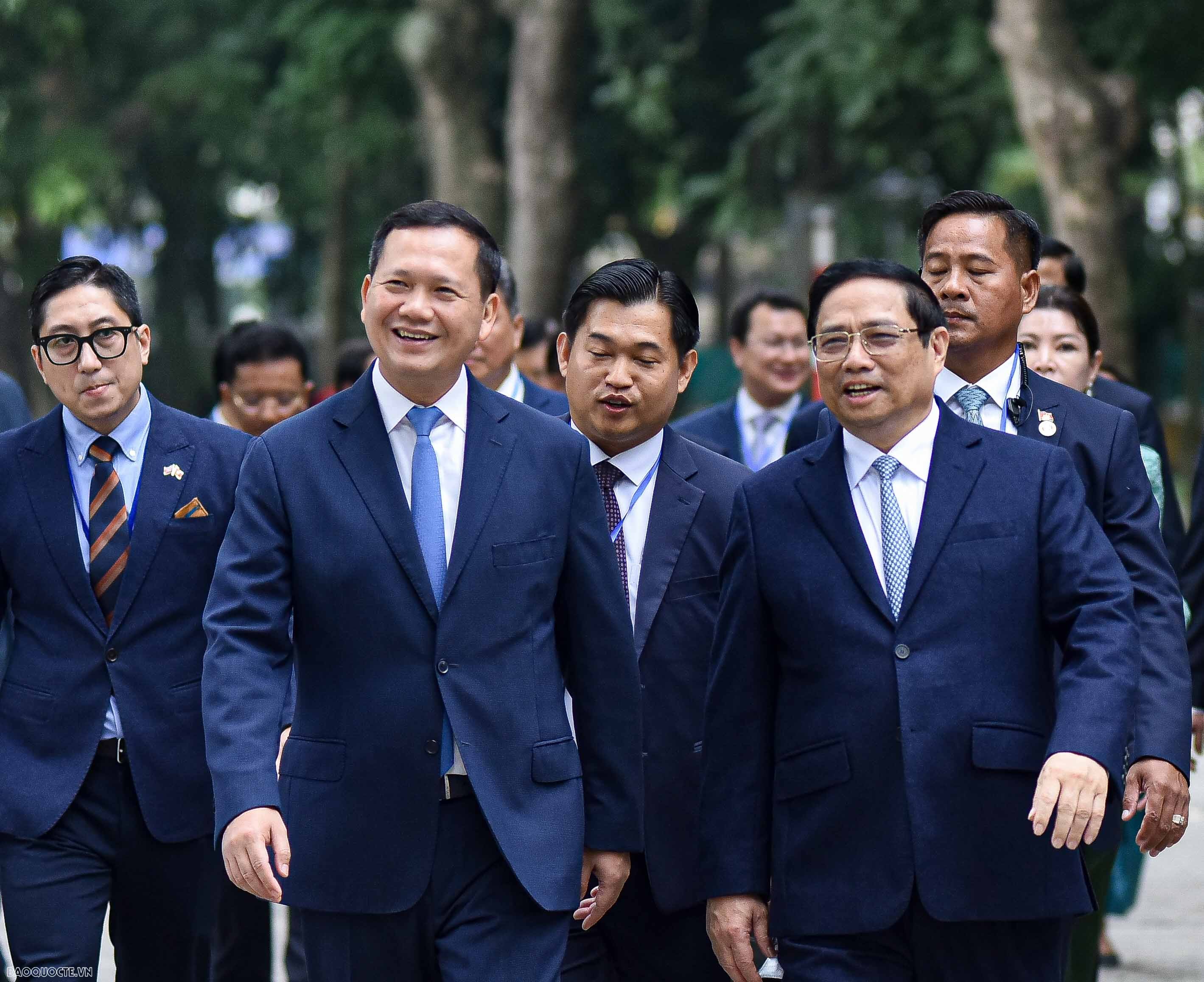 Lễ đón chính thức Thủ tướng Campuchia Hun Manet Lễ đón chính thức Thủ tướng Campuchia Hun Manet