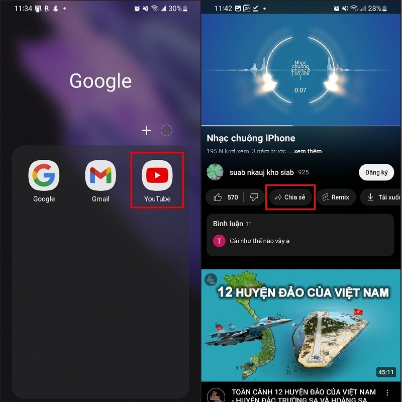 Cách lấy nhạc YouTube làm nhạc chuông điện thoại siêu đơn giản Cách lấy nhạc YouTube làm nhạc chuông điện thoại siêu đơn giản