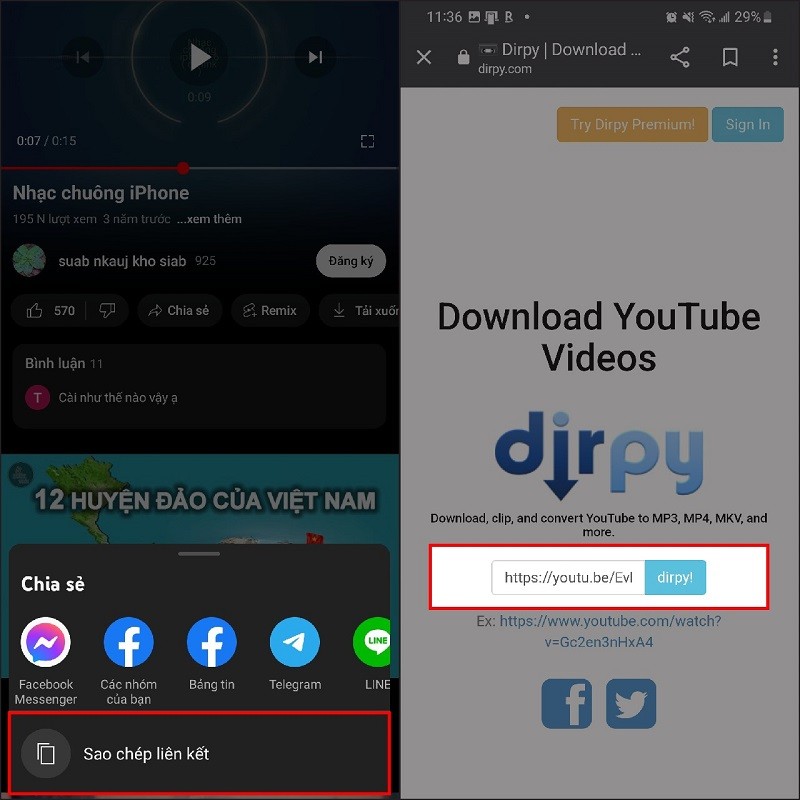 Cách lấy nhạc YouTube làm nhạc chuông điện thoại siêu đơn giản Cách lấy nhạc YouTube làm nhạc chuông điện thoại siêu đơn giản