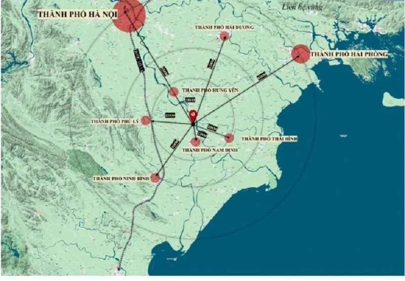 Vị trí Khu công nghệ cao Hà Nam. Vị trí Khu công nghệ cao Hà Nam.
