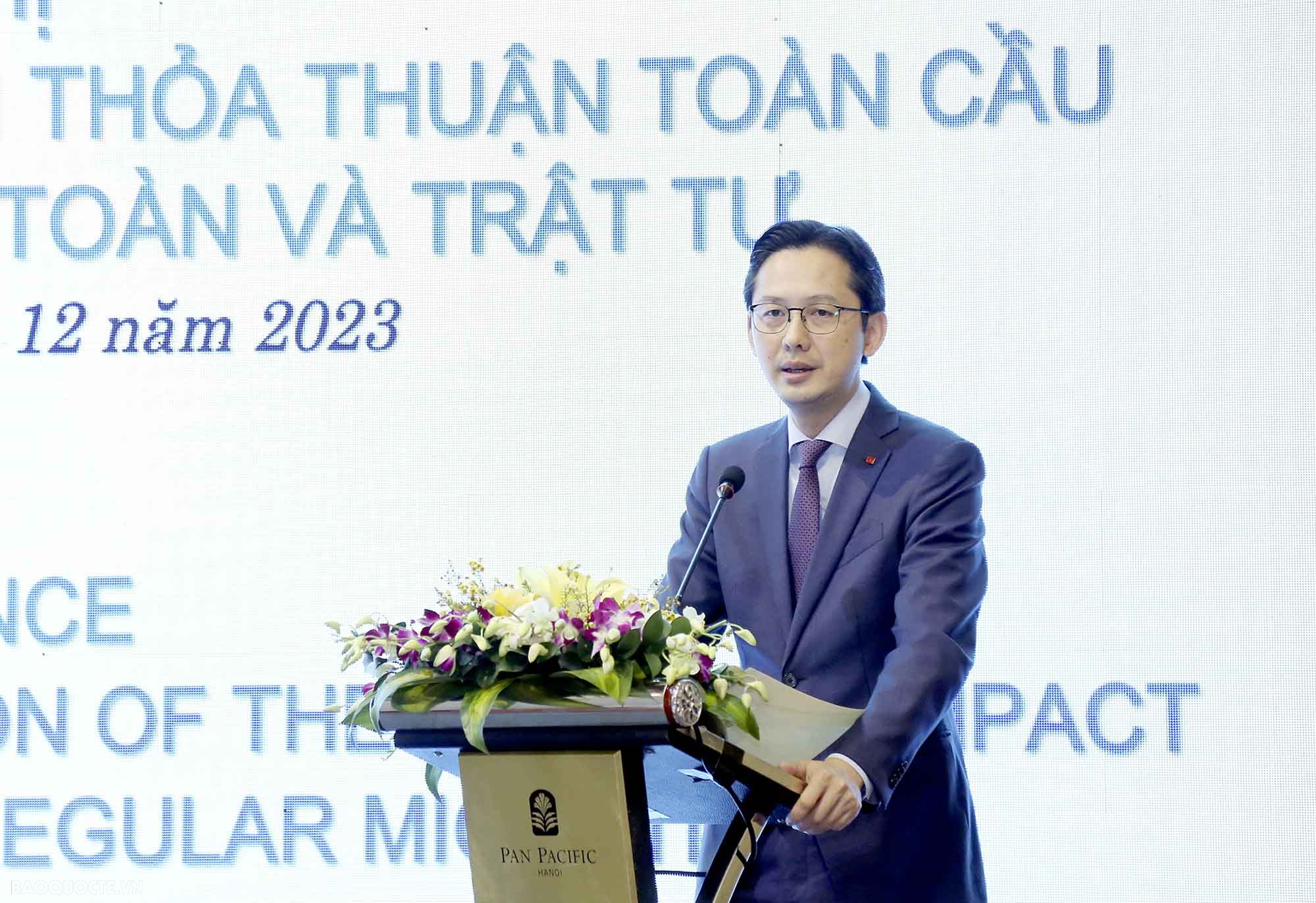 Việt Nam rà soát tình hình triển khai thoả thuận toàn cầu về di cư hợp pháp, an toàn và trật tự trong năm 2023 Hội nghị rà soát tình hình triển khai thỏa thuận toàn cầu về di cư hợp pháp, an toàn và trật tự