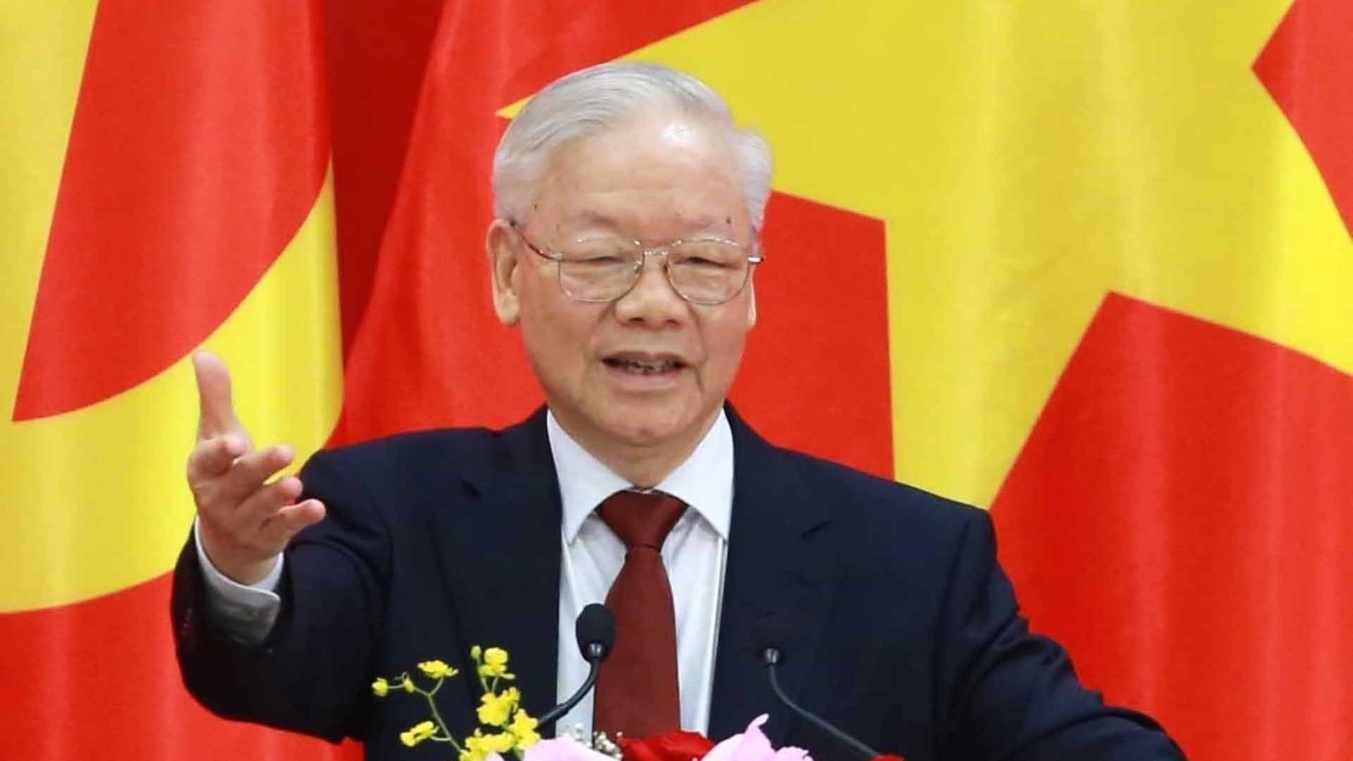 Trao Huân chương Sao Vàng tặng Tổng Bí thư Nguyễn Phú Trọng