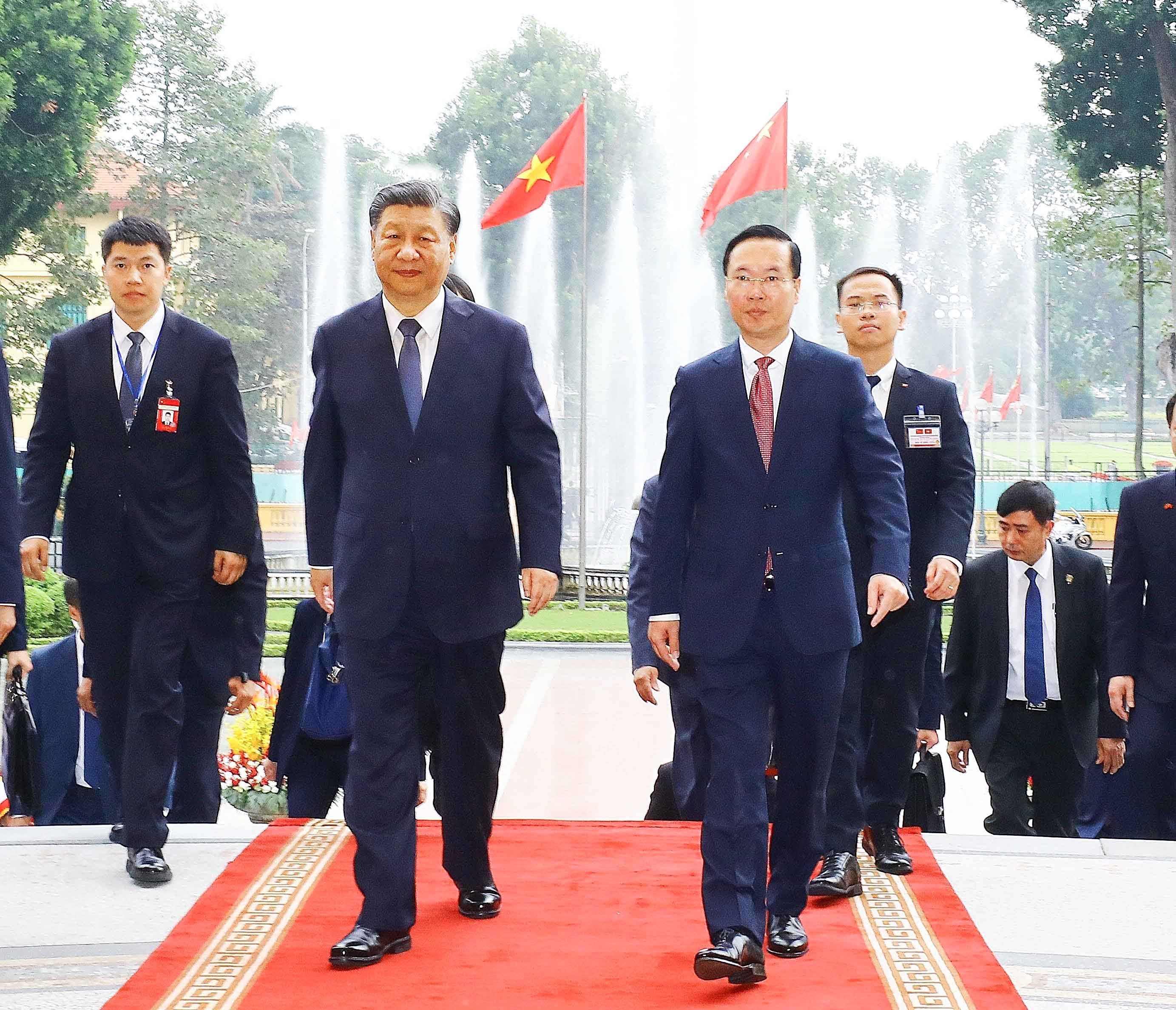 Hai ngày ở Việt Nam Tổng Bí thư, Chủ tịch nước Trung Quốc Tập Cận Bình qua những bức ảnh