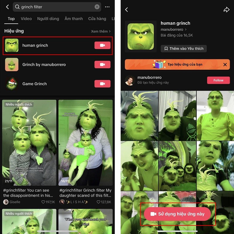 Hướng dẫn cách tải filter Grinch trên TikTok cực ấn tượng Hướng dẫn cách tải filter Grinch trên TikTok cực ấn tượng