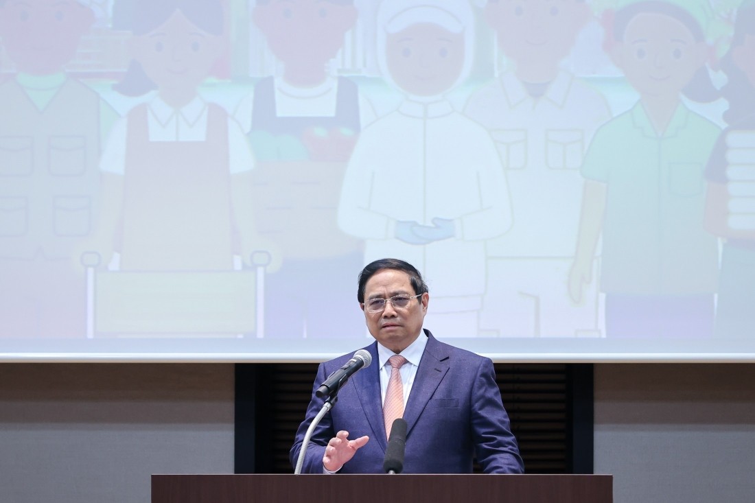 Thủ tướng Phạm Minh Chính: Lao động là những cây cầu kết nối hai đất nước Việt Nam - Nhật Bản Thủ tướng Phạm Minh Chính: Lao động là những cây cầu kết nối hai đất nước Việt Nam - Nhật Bản