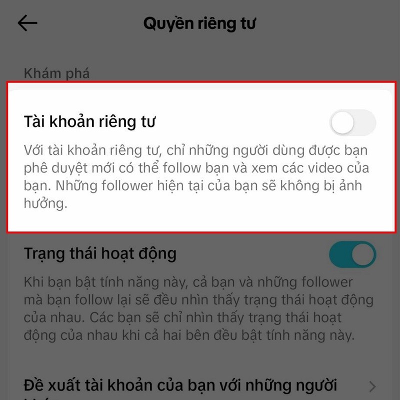 Hướng dẫn cách bật tài khoản riêng tư trên TikTok siêu đơn giản Hướng dẫn cách bật tài khoản riêng tư trên TikTok siêu đơn giản