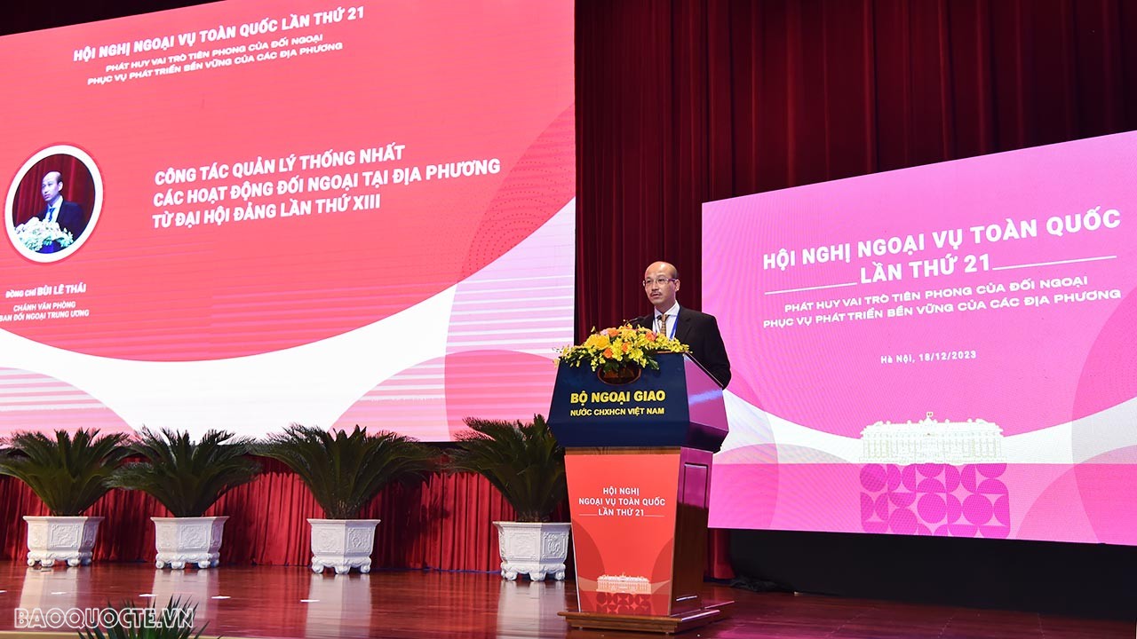 (Trực tuyến) Bộ Ngoại giao phát huy tốt vai trò 'tiên phong', 'đồng hành', hỗ trợ hiệu quả các địa phương trong hoạt động đối ngoại