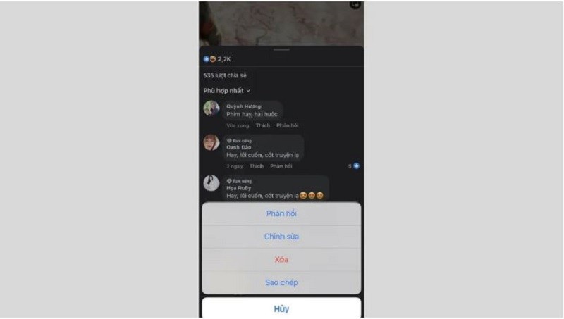 Chỉnh sửa bình luận trên Facebook chỉ với vài thao tác đơn giản Chỉnh sửa bình luận trên Facebook chỉ với vài thao tác đơn giản