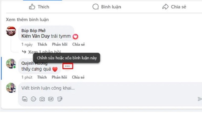 Chỉnh sửa bình luận trên Facebook chỉ với vài thao tác đơn giản Chỉnh sửa bình luận trên Facebook chỉ với vài thao tác đơn giản