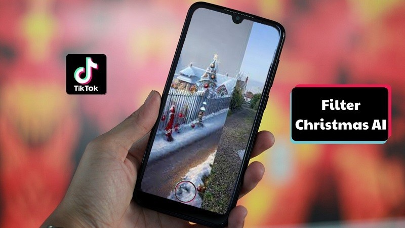 Cách quay video filter Christmas AI trên TikTok siêu thú vị
