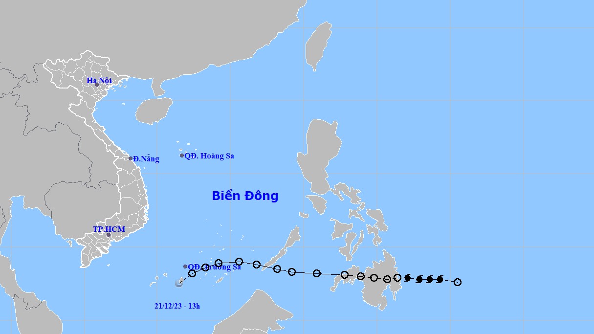 Dự báo thời tiết: Áp thấp nhiệt đới suy yếu thành vùng áp thấp và tan dần; Đà Nẵng đến Bình Thuận sắp có đợt mưa to đến rất to