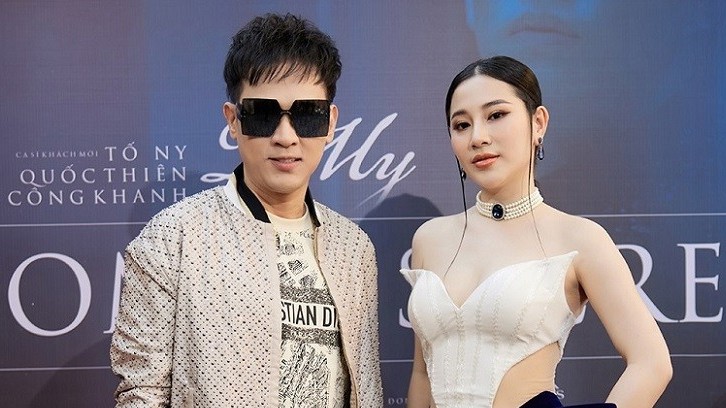 Đàm Vĩnh Hưng, Nguyên Vũ cùng dàn ca sĩ tới họp báo, chúc mừng Tố My ra mắt dự án âm nhạc