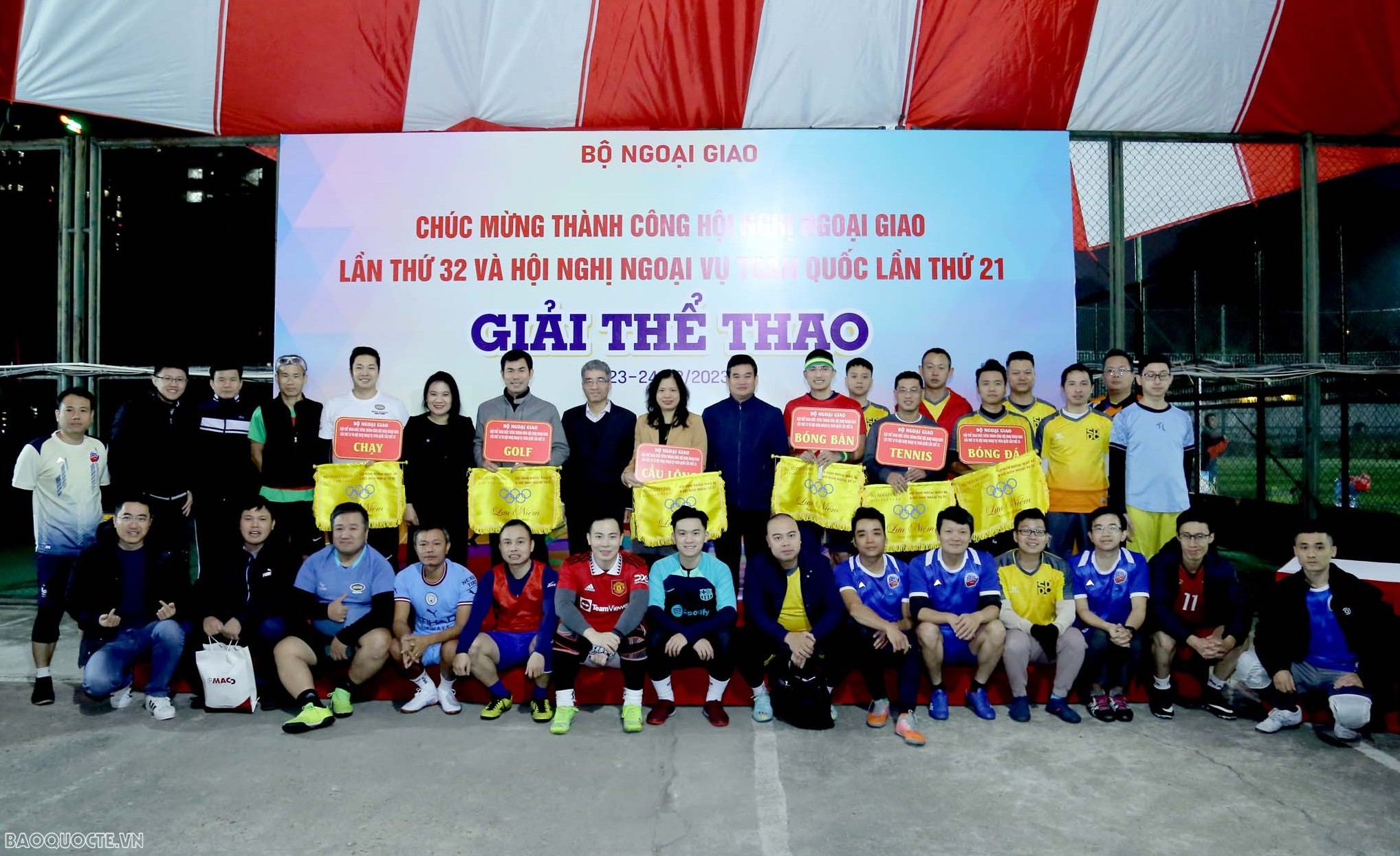 Khai mạc giải thể thao chào mừng Hội nghị Ngoại giao 32 và Hội nghị Ngoại vụ 21