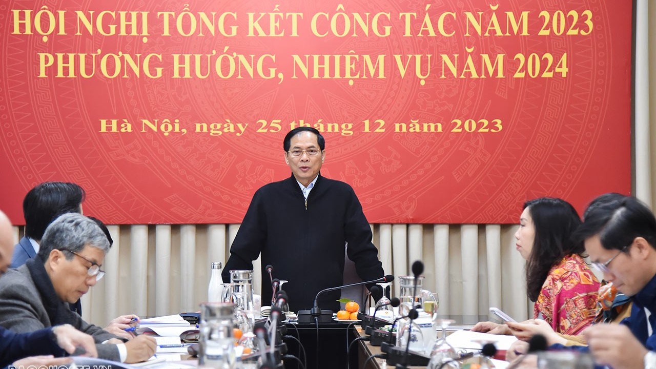 Hội nghị kiểm điểm công tác lãnh đạo, chỉ đạo Ban cán sự đảng Bộ Ngoại giao