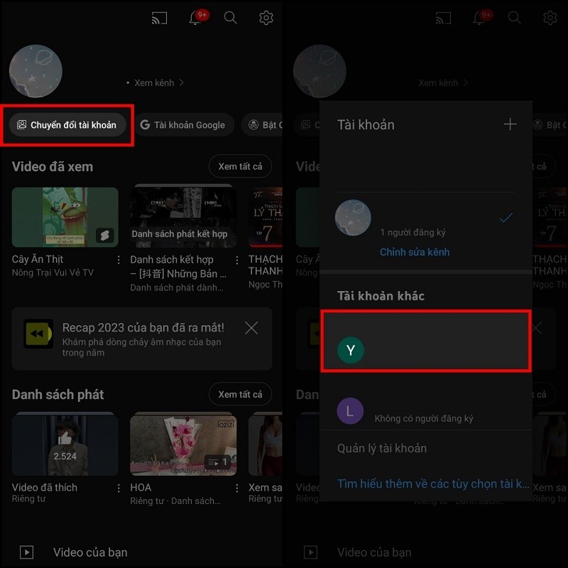 Cách chuyển playlist YouTube sang tài khoản khác đơn giản, nhanh chóng Cách chuyển playlist YouTube sang tài khoản khác đơn giản, nhanh chóng
