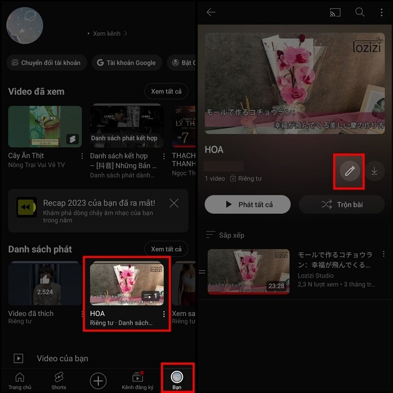 Cách chuyển playlist YouTube sang tài khoản khác đơn giản, nhanh chóng Cách chuyển playlist YouTube sang tài khoản khác đơn giản, nhanh chóng