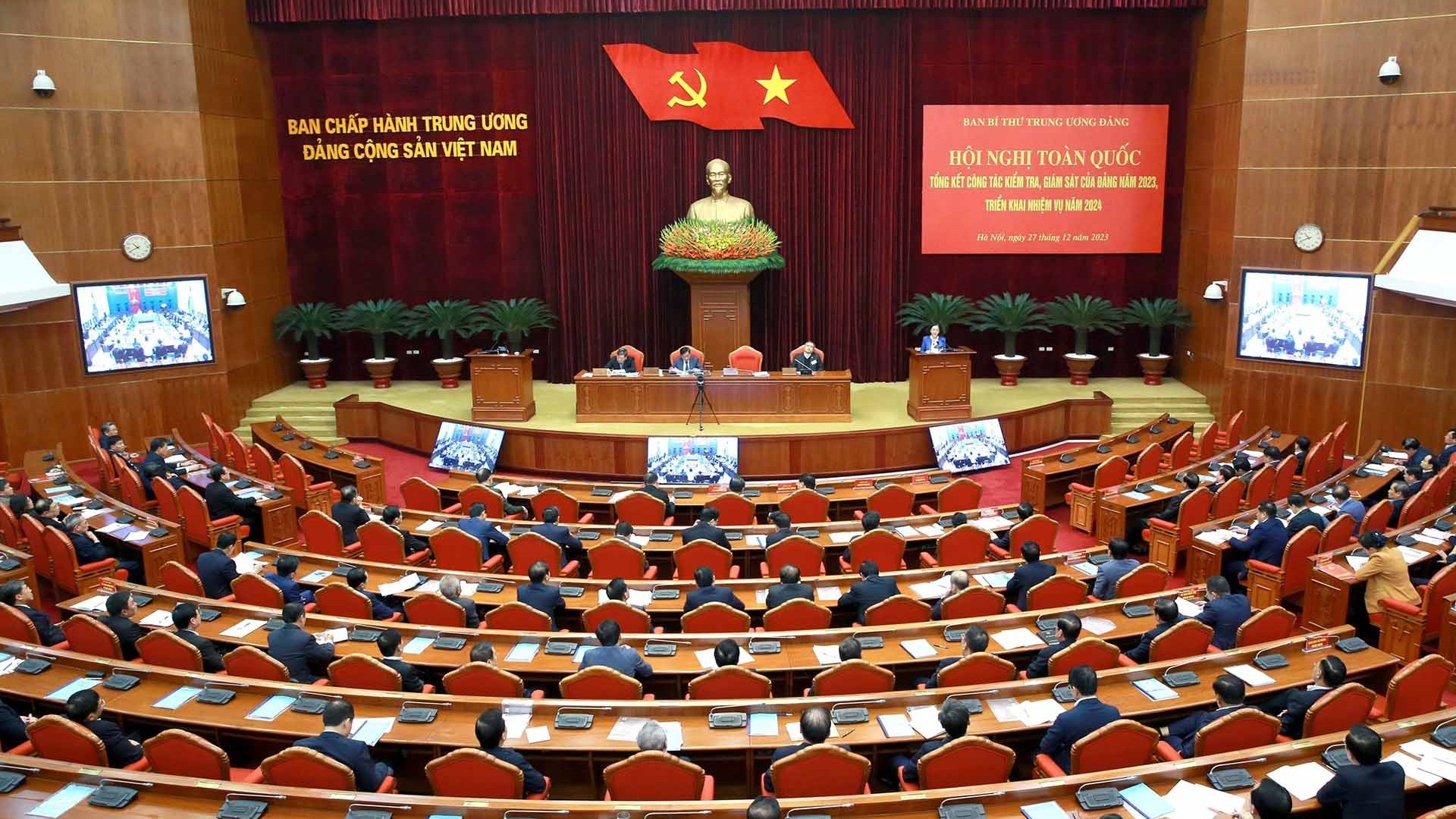 Hội nghị toàn quốc tổng kết công tác kiểm tra, giám sát của Đảng năm 2023, triển khai nhiệm vụ năm 2024