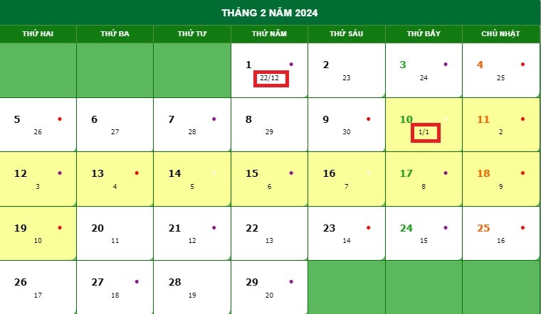Hôm nay là ngày mấy âm lịch? Lịch âm lịch năm 2024 Hôm nay là ngày mấy âm lịch? Lịch âm lịch năm 2024
