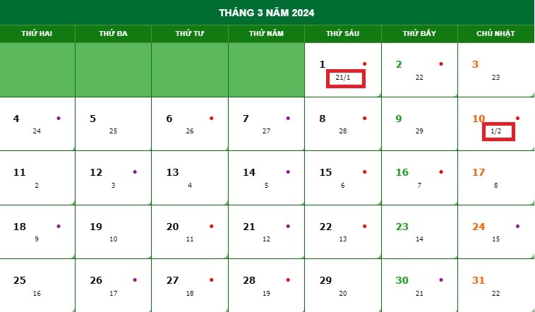 Hôm nay là ngày mấy âm lịch? Lịch âm lịch năm 2024 Hôm nay là ngày mấy âm lịch? Lịch âm lịch năm 2024