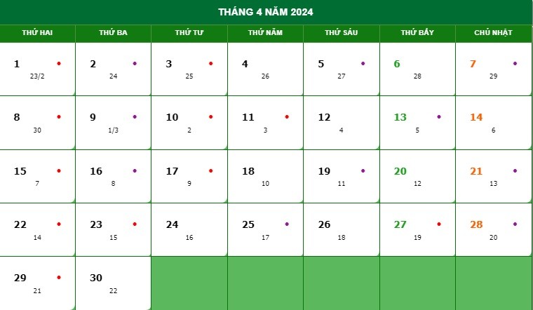 Hôm nay là ngày mấy âm lịch? Lịch âm lịch năm 2024 Hôm nay là ngày mấy âm lịch? Lịch âm lịch năm 2024