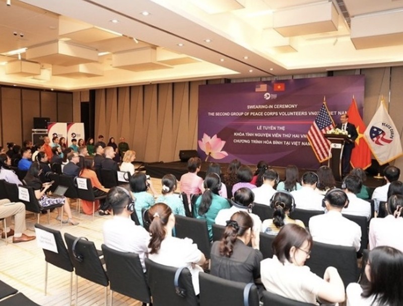 Sự kiện có sự hiện diện ngoại giao của cả hai Chính phủ Việt Nam và Hoa kỳ (Ảnh: Bảo Lan) Sự kiện có sự hiện diện ngoại giao của cả hai Chính phủ Việt Nam và Hoa kỳ (Ảnh: Bảo Lan)