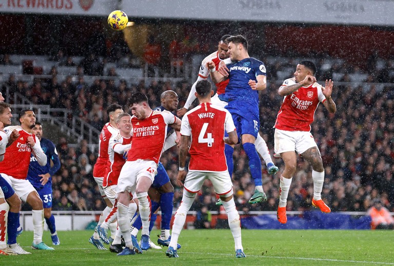Ngoại hạng Anh: Hình ảnh trận đấu Arsenal bất ngờ thua không bàn thắng trước West Ham