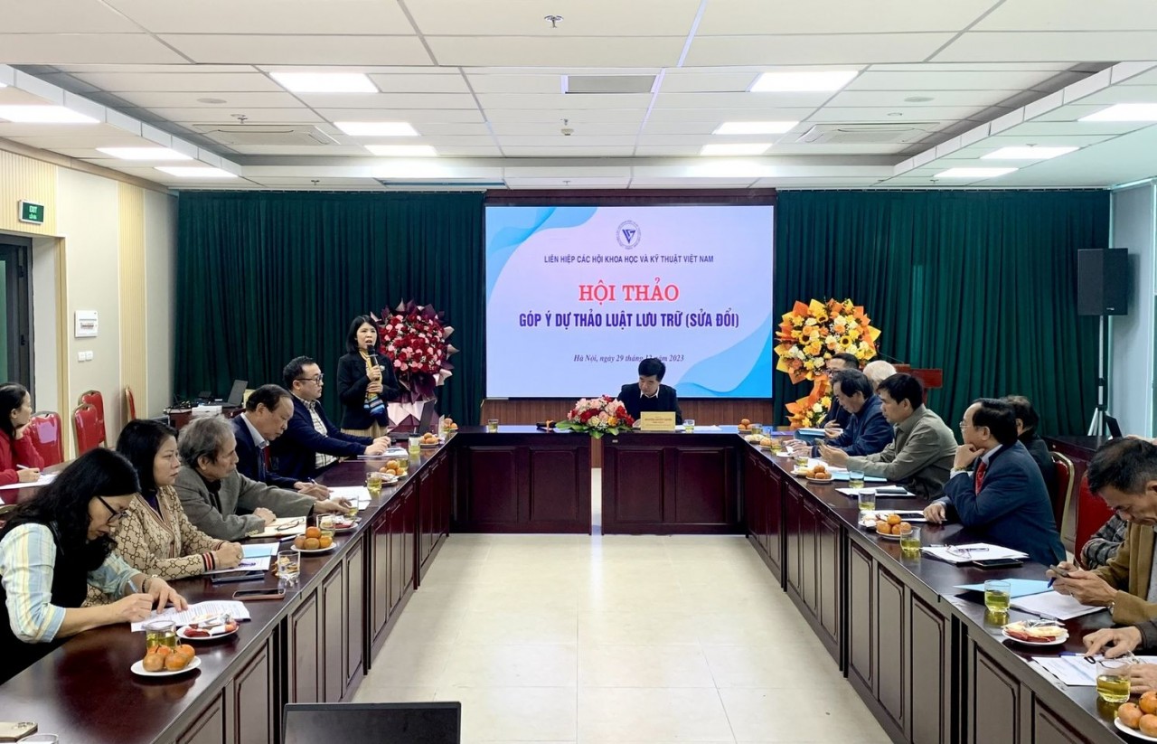 Dự thảo Luật Lưu trữ (sửa đổi):