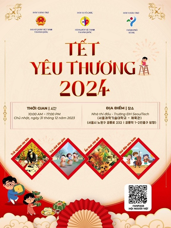 Tết yêu thương 2024 của cộng đồng người Việt tại Hàn Quốc