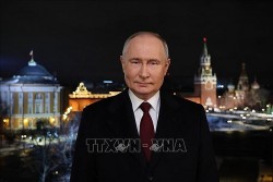 Gửi thông điệp năm mới, Tổng thống Putin kêu gọi người dân đoàn kết vì tương lai