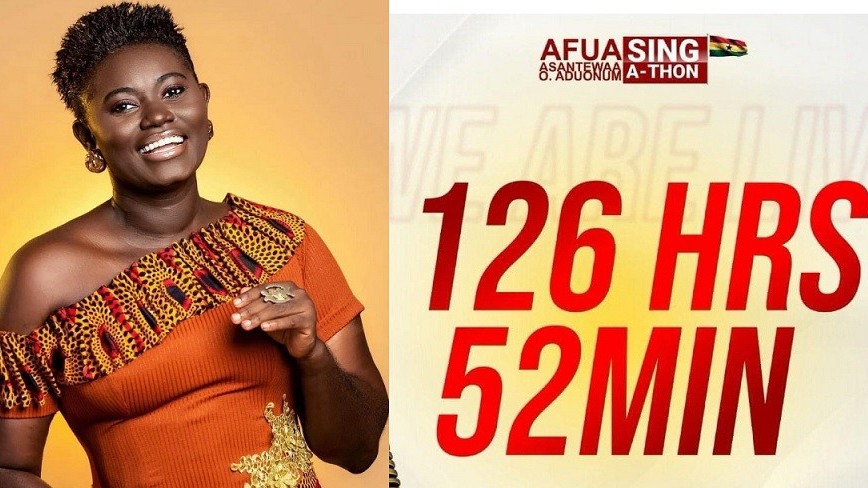 Ghana: Người phụ nữ ca hát liên tục trong 5 ngày, hy vọng lập kỷ lục thế giới