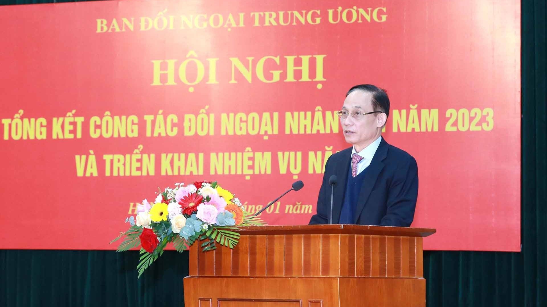 Ban Đối ngoại Trung ương tổ chức Hội nghị tổng kết công tác đối ngoại nhân dân năm 2023, triển khai nhiệm vụ năm 2024