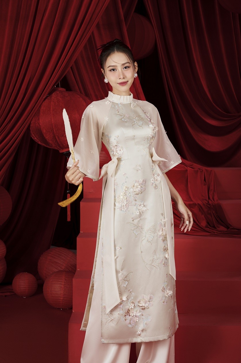 Top 3 Hoa hậu Việt Nam 2022 - áo dài Tết